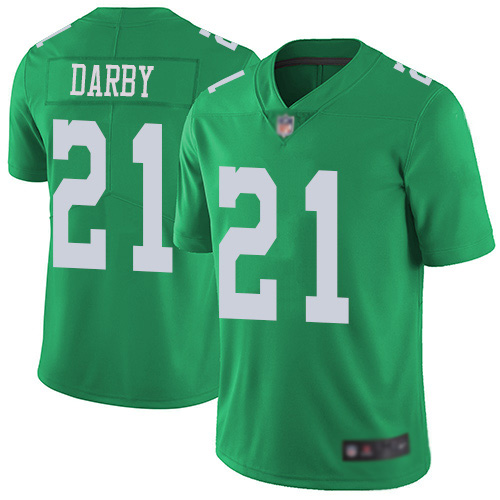 Men Philadelphia Eagles #21 Ronald Darby Limited Green Rush Vapor Untouchable NFL Jersey Football->women nfl jersey->Women Jersey